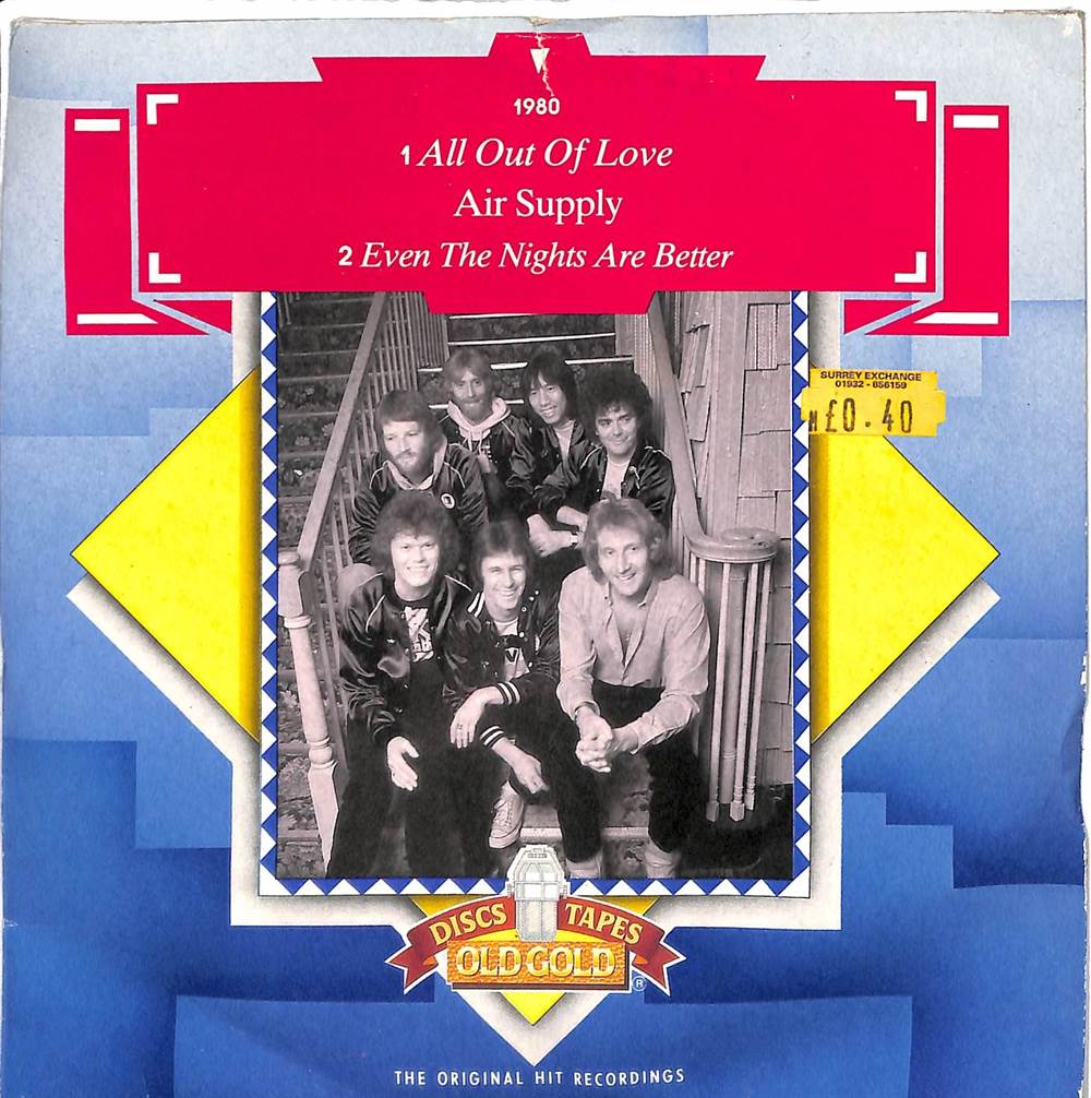 One Hit Wonder: Air Supply - All Out Of Love