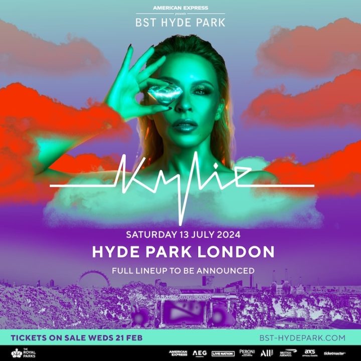 BST24 Kylie Hyde Park artwork