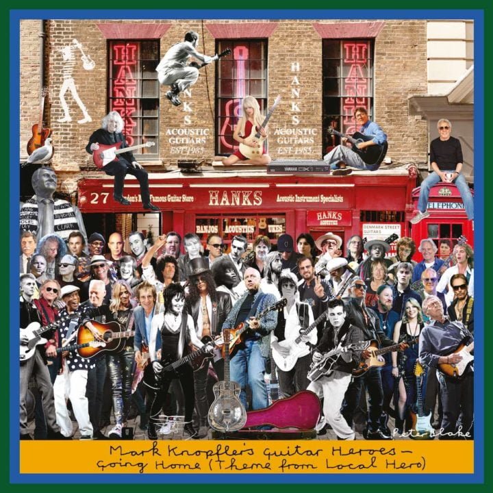 Mark Knopflers Guitar Heroes Going Home UK by Sir Peter Blake