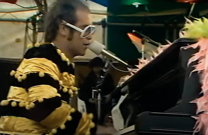 Elton John shares rare concert footage of The Bitch Is Back 
