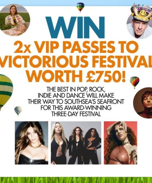 2x VIP passes worth £750 are up for grabs in our Victorious Festival competition