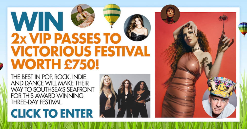 2x VIP passes worth £750 are up for grabs in our Victorious Festival competition
