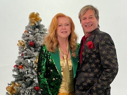 Steve Norman and Carol Decker record Christmas classic