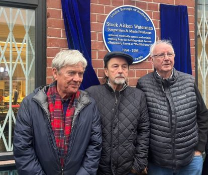 Stock Aitken & Waterman awarded blue plaque at London studios