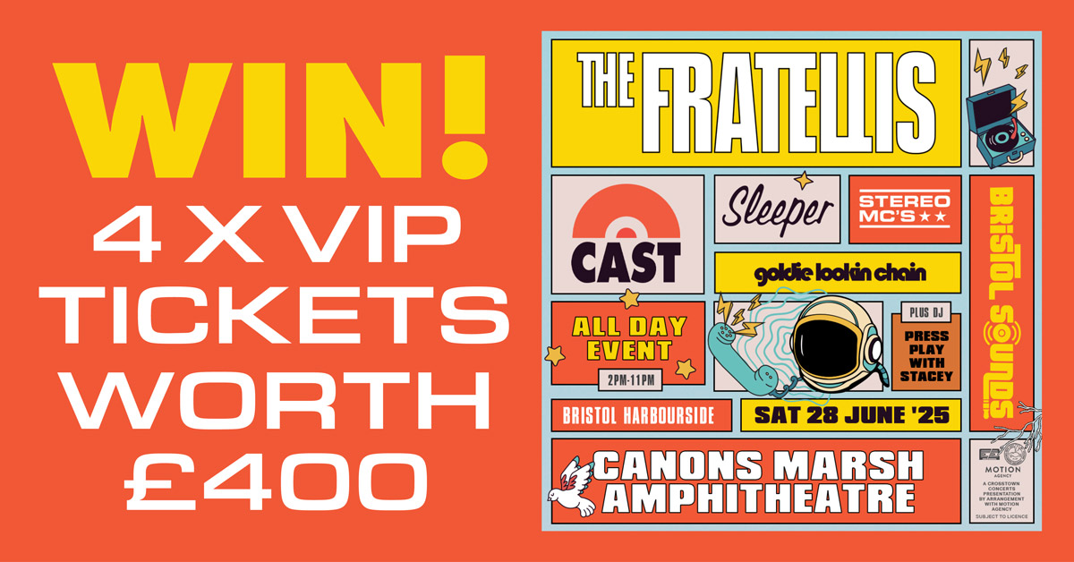 Win tickets to see The Fratellis, Cast, Sleeper and more at Bristol Sounds