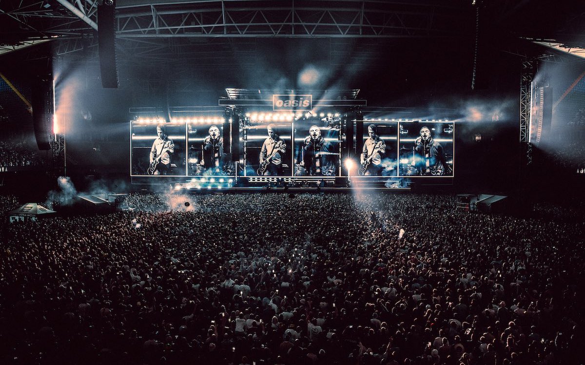 Live review – Oasis at Cardiff’s Principality Stadium